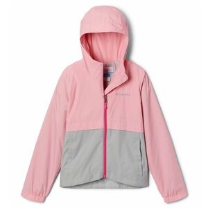 Columbia Pink and Gray Kids Raincoat